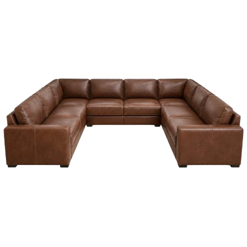 Canapé cuir en U ou en angle