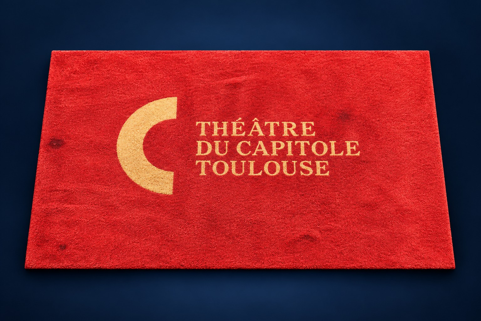 Tapis propre après nettoyage au Théâtre du Capitole