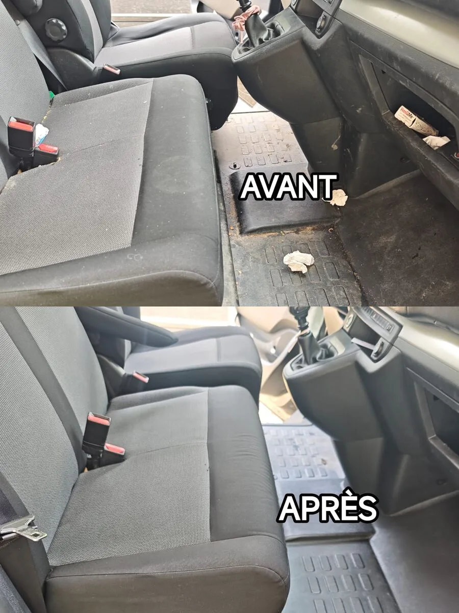 Nettoyage auto à Quint-Fonsegrives — avant/après Clean&Fresh