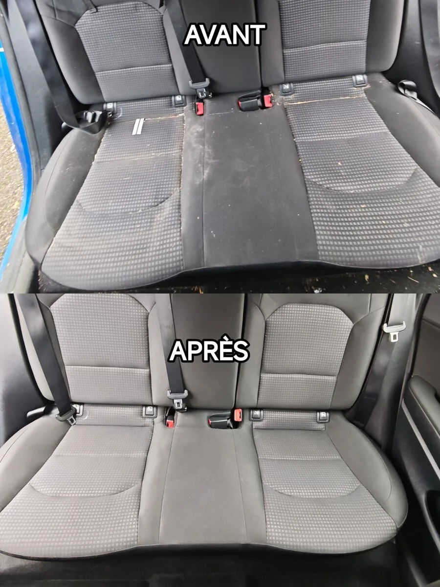 Nettoyage intérieur auto à Lauzerville — avant/après Clean&Fresh